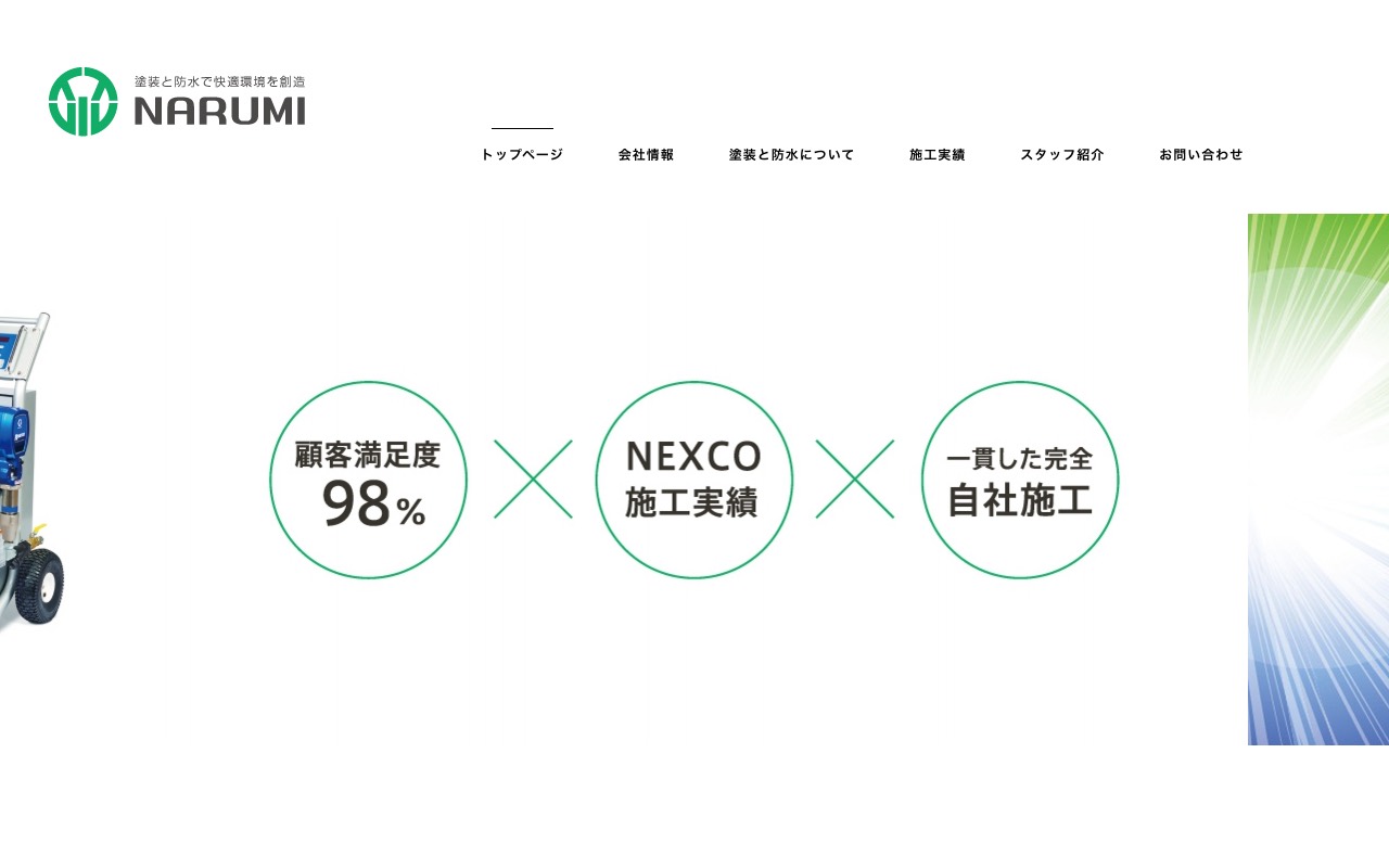 (株)ナルミの公式サイト